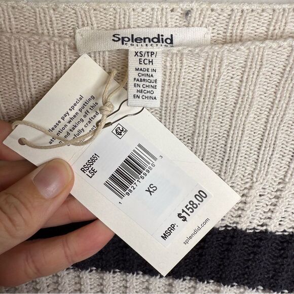 Splendid Olivia Striped Sweater XS - Picture 3 of 5